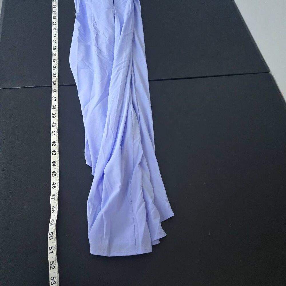 Athleta Womens Presidio Midi Dress Large Blue Flowy Travel Comfort Lightweight - Picture 9 of 9